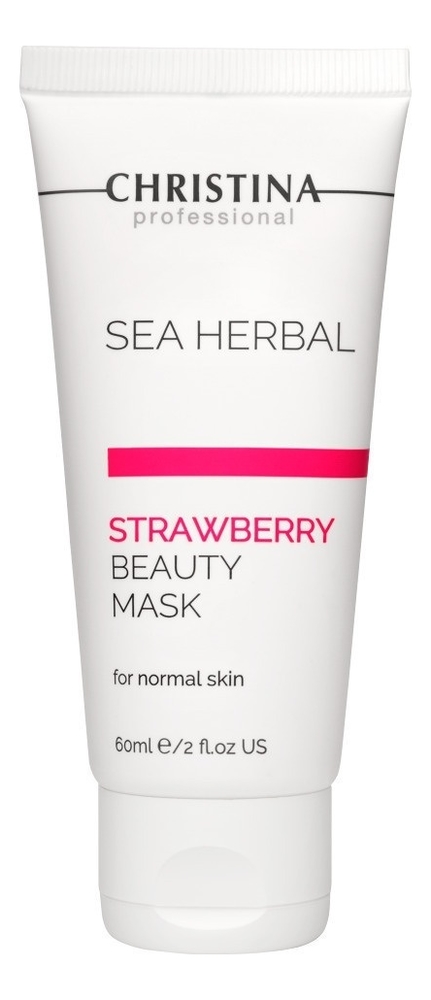 Маска для лица на основе морских трав Клубника Sea Herbal Beauty Mask Strawberry: Маска 60мл хозяйка книжной лавки на площади трав
