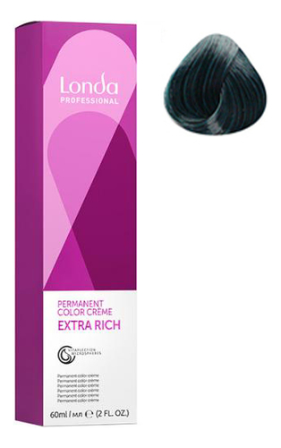 Купить Стойкая крем-краска для волос Permanent Color Creme Extra Rich 60мл: 0/28 Матовый синий микстон, Londa Professional