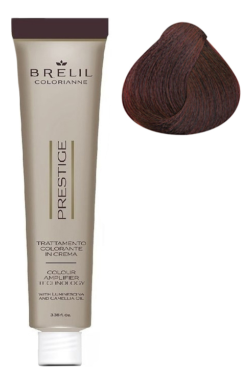 Купить Краска для волос Colorianne Prestige 100мл: 5/66 Светлый интенсивно-красный шатен, Brelil Professional