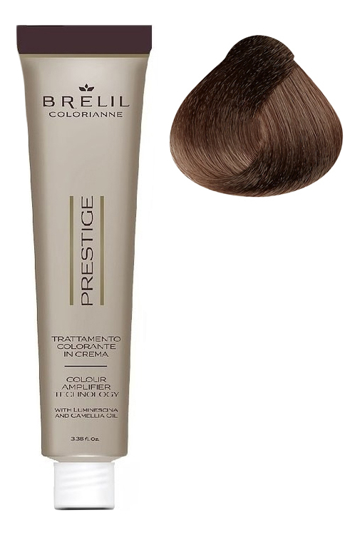 Купить Краска для волос Colorianne Prestige 100мл: 8/10 Светлый пепельный блонд, Brelil Professional