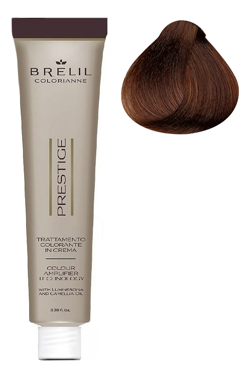 Купить Краска для волос Colorianne Prestige 100мл: 8/43 Светлый медно-золотистый блонд, Brelil Professional