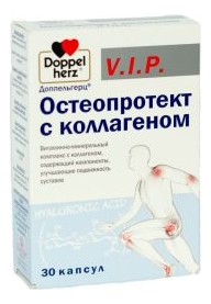 

Биодобавка Остеопротект с коллагеном V.I.P. 30 капсул