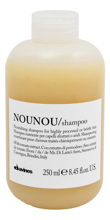 Питательный шампунь для волос Nounou Shampoo: Шампунь 250мл питательный шампунь для уплотнения волос nounou shampoo 75 мл