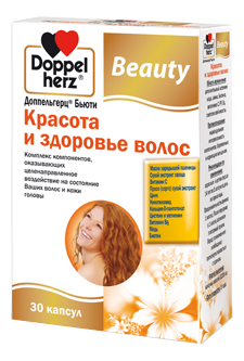 

Биодобавка Красота и здоровье волос Beauty 30 капсул