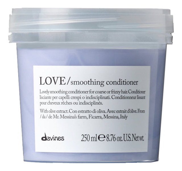 Кондиционер для разглаживания кудрявых волос Love Conditioner: Кондиционер 250мл кондиционер разглаживающий завиток love smoothing conditioner 250 мл