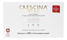 Crescina Комплекс для волос 100% Formula Complete Treatment 200 Man (лосьон Anti-Hair Loss HSSC 10*3,5мл + лосьон HFSC Re-Growth 10*3,5мл)