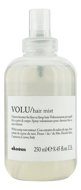 Несмываемый спрей для придания объема волосам Volu Hair Mist 250мл biolage volumebloom спрей для придания волосам объема несмываемый 250мл