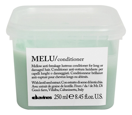 Кондиционер для предотвращения ломкости волос Melu Conditioner: Кондиционер 250мл кондиционер для предотвращения ломкости волос davines melu conditioner 250 мл