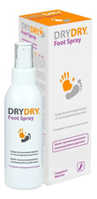 Dry Dry Средство от потовыделения для ног Foot Spray 100мл (ментол)