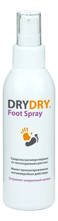 Средство от потовыделения для ног Foot Spray 100мл (ментол)