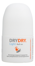 Dry Dry Средство от умеренного потовыделения для тела Light 50мл