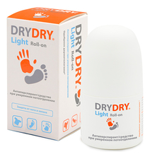 Dry Dry Средство от умеренного потовыделения для тела Light 50мл
