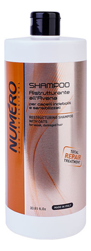 Восстанавливающий шампунь для волос с экстрактом овса Numero Restructuring With Oats Shampoo