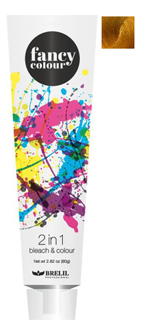 

Колорирующее средство для волос Fancy Colour 2 In 1 Bleach & Colour 80г: Желтый, Колорирующее средство для волос Fancy Colour 2 in 1 Bleach & Colour 80г