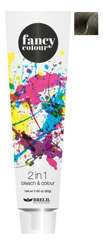 

Колорирующее средство для волос Fancy Colour 2 In 1 Bleach & Colour 80г: Пепельный блонд, Колорирующее средство для волос Fancy Colour 2 in 1 Bleach & Colour 80г