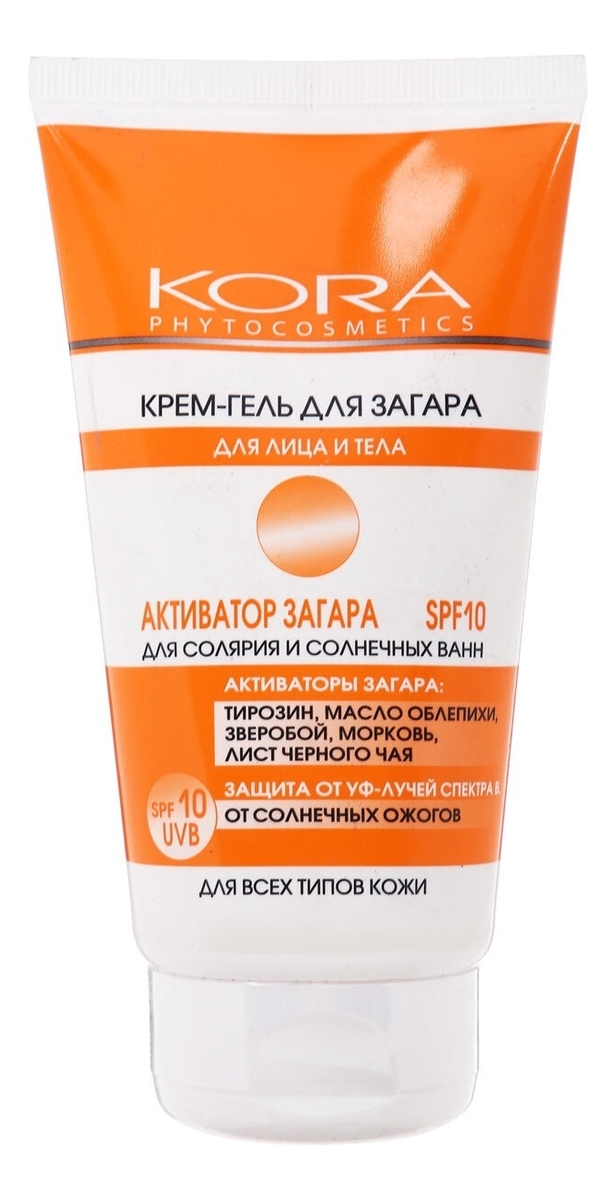 

Крем-гель для загара лица и тела SPF10 150мл