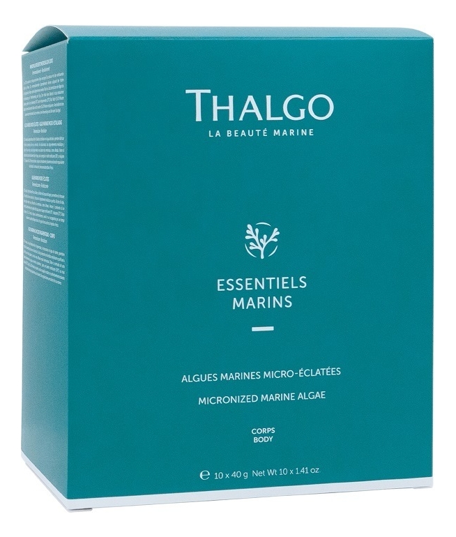 

Микронизированные морские водоросли для принятия ванны Essentiels Marins Algues Marines 10*40г