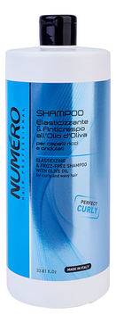 Шампунь с оливковым маслом для вьющихся и волнистых волос Numero Elasticizing & Frizz-Free Shampoo