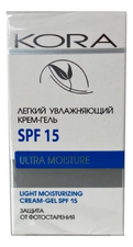 KORA Легкий увлажняющий крем-гель для лица Phytocosmetics SPF15 50мл