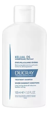 Шампунь для волос против перхоти Kelual DS Shampooing Traitant Squamoreducteur Anti-Recidive 100мл