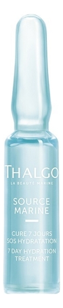 Thalgo Концентрат для лица увлажняющий Source Marine Cure 7 Jours Hydratation 7*1,2мл