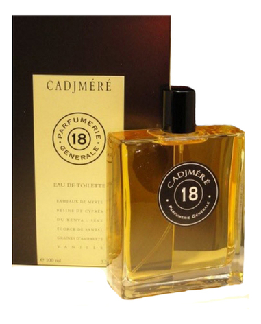 

PG18 Cadjmere: туалетная вода 100мл, PG18 Cadjmere