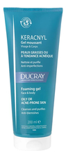 Ducray Очищающий гель для лица и тела Keracnyl Gel Moussant Visage Et Corps