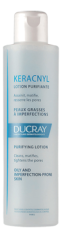 Фото - Очищающий лосьон для лица Keracnyl Lotion Purifiante 200мл ducray keracnyl gel moussant гель очищающий для лица и тела 400 мл