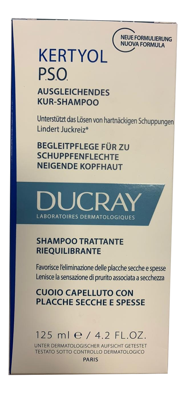 

Шампунь для волос Kertyol P.S.O. Shampooing Traitant Keratoreducteur 125мл