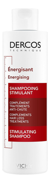 Тонизирующий шампунь для волос Dercos Energising