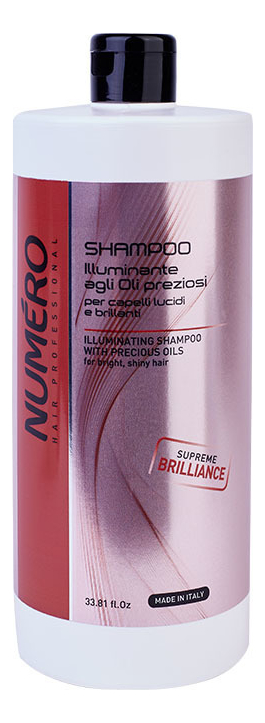 Шампунь для волос с маслом арганы и макадамии Numero Illuminating Shampoo With Precious Oils: Шампунь 1000мл