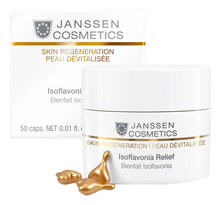 Janssen Cosmetics Капсулы для лица с фитоэстрогенами Skin Regeneration Isoflavonia Relief 50шт