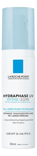 

Увлажняющий крем для сухой кожи лица Hydraphase UV Intense Light SPF20 50мл