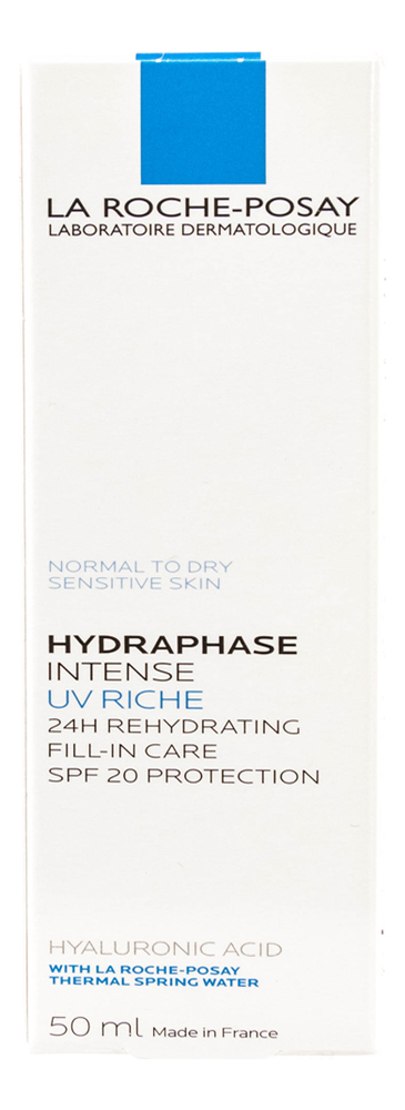 Увлажняющий крем для сухой кожи лица Hydraphase UV Intense Rich SPF20 50мл