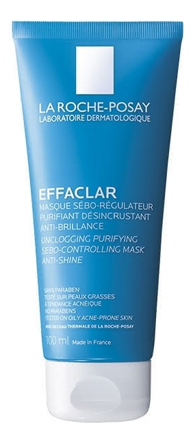 Очищающая маска для лица Effaclar Clay Mask 100мл очищающая маска для лица effaclar clay mask 100мл