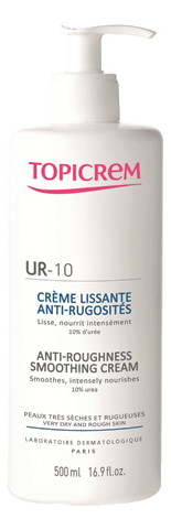 Купить Смягчающий крем для огрубевшей кожи рук и ног Ur-10 Creme Lissante Anti-Rugosites: Крем 500мл, TOPICREM