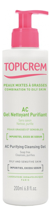 

Гель для лица Peaux Mixtes A Grasses Ac Gel Nettoyant Purifiant: Гель 200мл, Гель для лица Peaux Mixtes A Grasses Ac Gel Nettoyant Purifiant