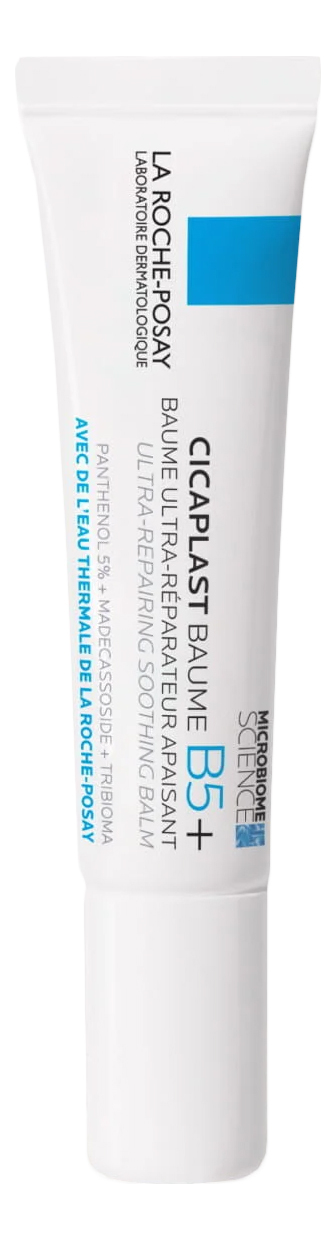 Успокаивающий мультивосстанавливающий бальзам для лица и тела Cicaplast Baume B5+: Бальзам 15мл успокаивающий спрей для лица и тела cicaplast b5 spray 100мл