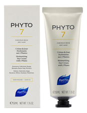 PHYTO Увлажняющий крем для волос Phyto 7 Creme De Jour Hydratation Brillance Aux 7 Plantes 50мл