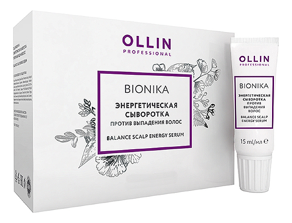 Энергетическая сыворотка против выпадения волос Bionika Balance Scalp Energy Serum 6*15мл энергетическая сыворотка против выпадения волос bionika 6х