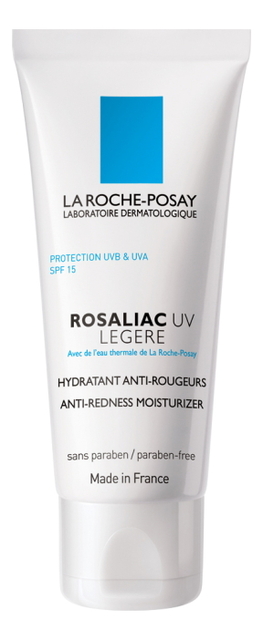 Увлажняющий крем для лица против покраснений Rosaliac UV Legere SPF15 40мл, LA ROCHE-POSAY  - Купить