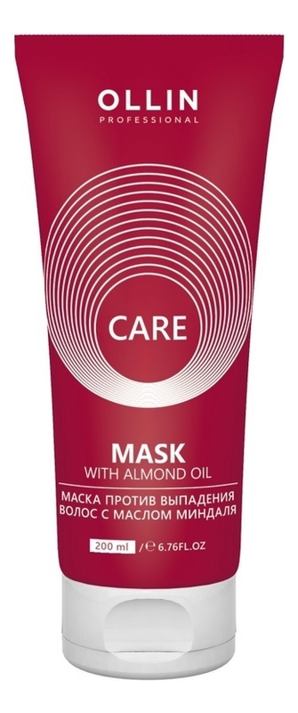 Маска против выпадения волос с маслом миндаля Care Mask Almond Oil: Маска 200мл ollin professional маска almond oil mask против выпадения волос с маслом миндаля 200 мл