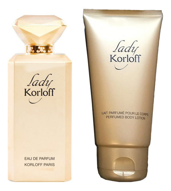 

Korloff Paris Lady: набор (п/вода 88мл + лосьон д/тела 150мл), Lady