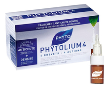 PHYTO Сыворотка против выпадения волос Phytolium 4 Concentre Vegetal Energisant 12*3,5мл