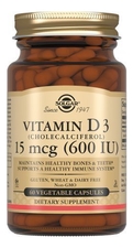 SOLGAR Биодобавка Витамин D3 Vitamin 60 капсул