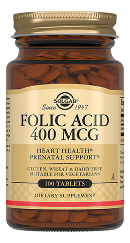 Биодобавка Фолиевая кислота Folic Acid 100 таблеток laperva folic acid grape cherry