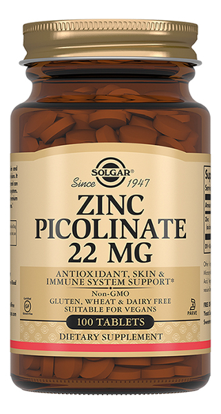 Биодобавка Пиколинат цинка Zinc Picolinate 100 таблеток