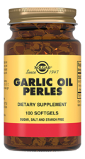 SOLGAR Биодобавка Чесночное Масло Перлес Garlic Oil Perles 100 капсул