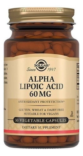 Биодобавка Альфа-липоевая кислота Lipoic Acid 30 капсул