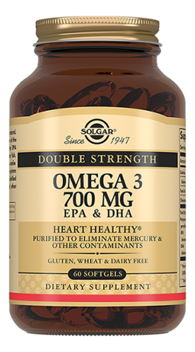 биодобавка двойная омега 3 double strength omega 3 30 капсул Биодобавка Двойная Омега-3 Double Strength Omega 3: 60 капсул